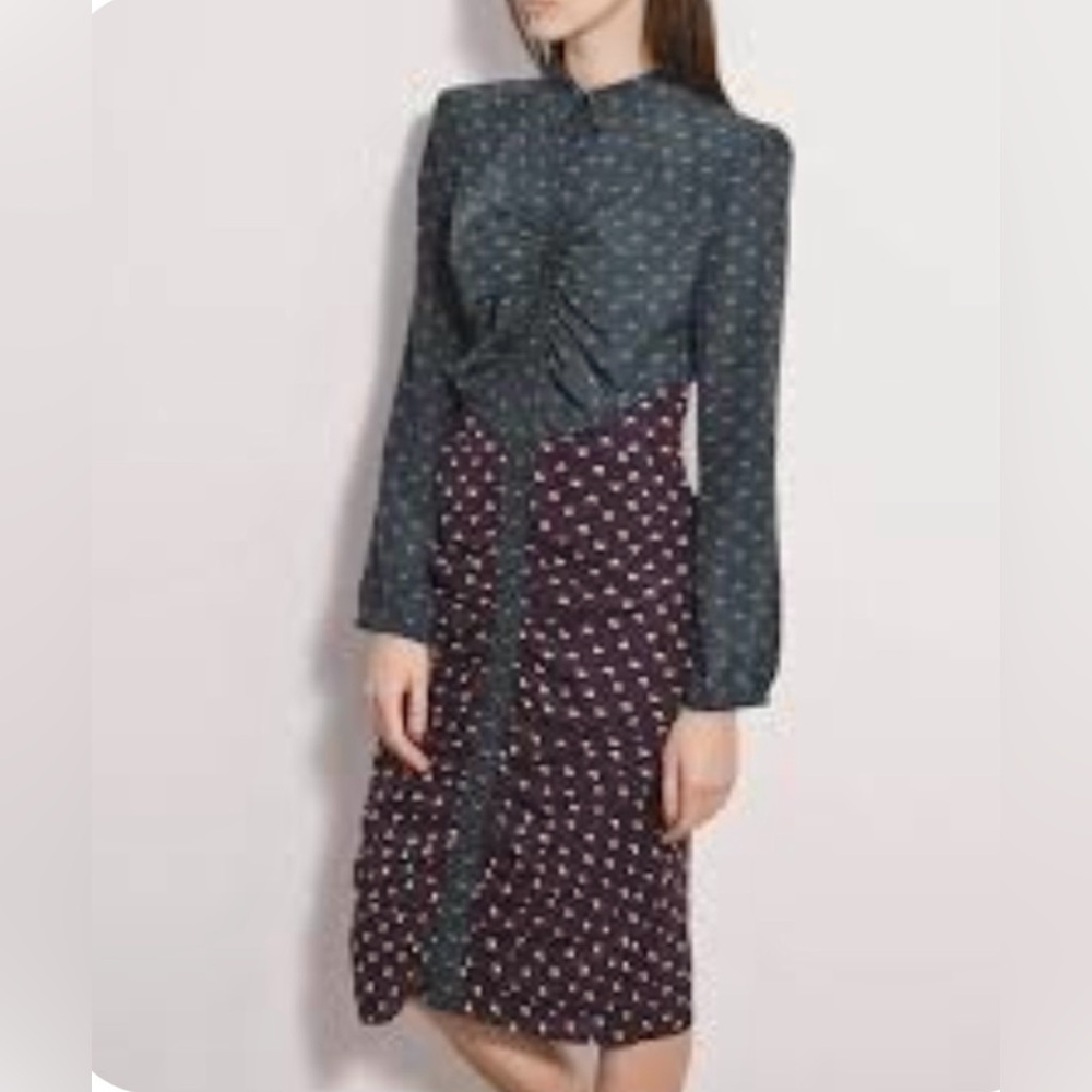 Band of Outsiders Boy shirt dress in silk NWT